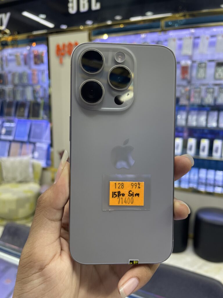 iPhone 15 Pro 128G LL 1ទឹក
